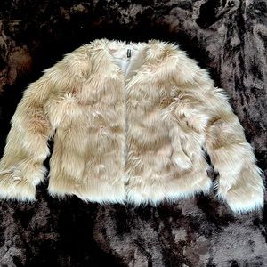 H&M faux fur coat